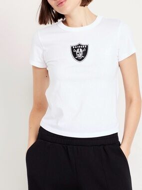Old Navy Women Las Vegas Raiders Snug T-Shirt (Size: XXL)